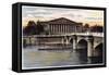 La Chambre Des Deputes and the Pont De La Concorde, Paris, C1900-null-Framed Stretched Canvas