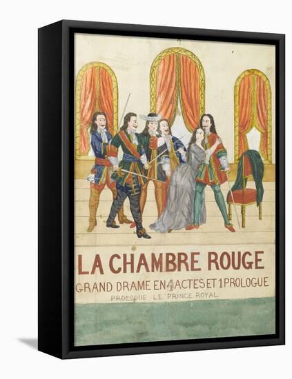 La chambre rouge, grand drame en 4 actes et 1 prologue, prologue le price royal-null-Framed Stretched Canvas