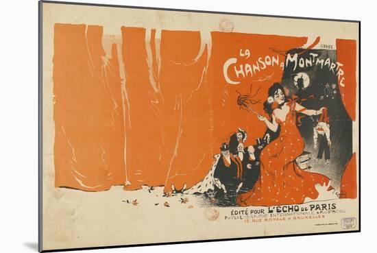 La Chanson a Montmartre-Jules-Alexandre Grün-Mounted Giclee Print