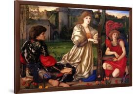 La Chant D'Amour; the Song of Love-Edward Burne-Jones-Framed Art Print