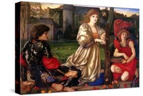 La Chant D'Amour; the Song of Love-Edward Burne-Jones-Stretched Canvas