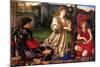 La Chant D'Amour; the Song of Love-Edward Burne-Jones-Mounted Art Print