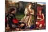 La Chant D'Amour; the Song of Love-Edward Burne-Jones-Mounted Premium Giclee Print