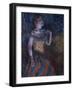 La Chanteuse verte-Edgar Degas-Framed Giclee Print