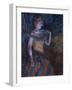 La Chanteuse verte-Edgar Degas-Framed Giclee Print