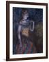 La Chanteuse verte-Edgar Degas-Framed Giclee Print