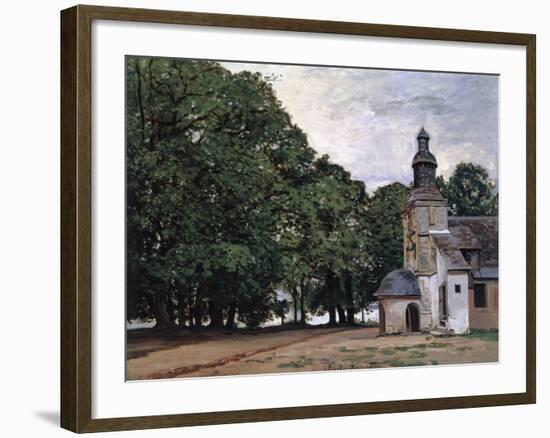 La Chapelle De Notre-Dame De Grace, Honfleur-Claude Monet-Framed Giclee Print