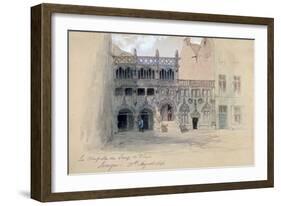 La Chapelle Du Sang De Dieu, Bruges, 1846-John Gilbert-Framed Giclee Print