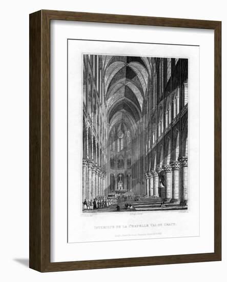 La Chapelle Du Val De Grace, Paris, France, 1829-Benjamin Winkles-Framed Giclee Print