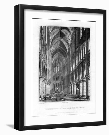 La Chapelle Du Val De Grace, Paris, France, 1829-Benjamin Winkles-Framed Giclee Print