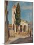 La Chapelle Notre-Dame de Protection au Haut-de-Cagnes, 1905-Pierre Auguste Renoir-Mounted Giclee Print