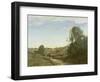 La Charette, Memory of Marcoussis-Jean-Baptiste-Camille Corot-Framed Giclee Print