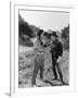 La Charge Fantastique THEY DIED WITH THEIR BOOTS ON by Raoul Walsh with Anthony Quinn and Errol fly-null-Framed Photo