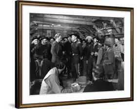 La Charge Fantastique THEY DIED WITH THEIR BOOTS ON by Raoul Walsh with Arthur Kennedy and Errol fl-null-Framed Photo