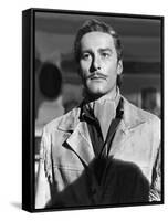 La Charge Fantastique THEY DIED WITH THEIR BOOTS ON by Raoul Walsh with Errol Flynn, 1941 (b/w phot-null-Framed Stretched Canvas