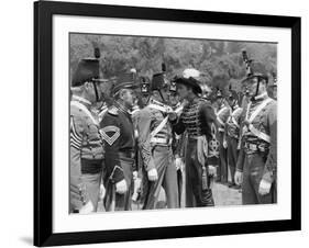 La Charge Fantastique THEY DIED WITH THEIR BOOTS ON by Raoul Walsh with Joe Sawyer, Arthur Kennedy -null-Framed Photo