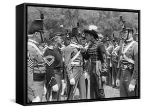 La Charge Fantastique THEY DIED WITH THEIR BOOTS ON by Raoul Walsh with Joe Sawyer, Arthur Kennedy -null-Framed Stretched Canvas