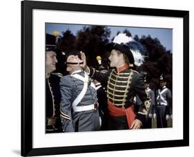 La Charge Fantastique THEY DIED WITH THEIR BOOTS ON by Raoul Walsh with Joe Sawyer, Arthur Kennedy -null-Framed Photo