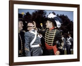 La Charge Fantastique THEY DIED WITH THEIR BOOTS ON by Raoul Walsh with Joe Sawyer, Arthur Kennedy -null-Framed Photo