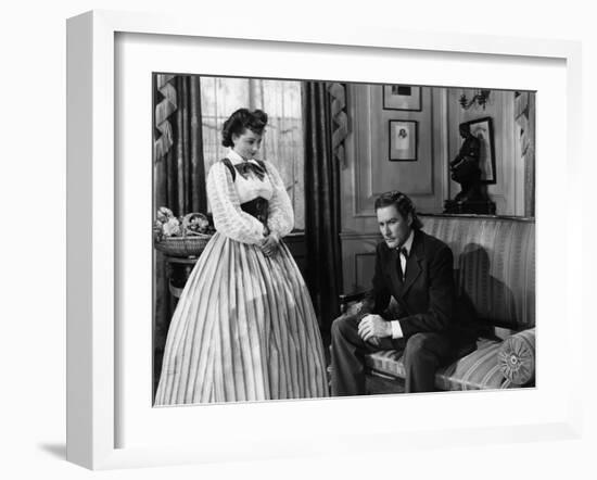 La Charge Fantastique THEY DIED WITH THEIR BOOTS ON by Raoul Walsh with Olivia by Havilland and Err-null-Framed Photo