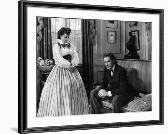 La Charge Fantastique THEY DIED WITH THEIR BOOTS ON by Raoul Walsh with Olivia by Havilland and Err-null-Framed Photo