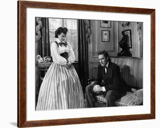 La Charge Fantastique THEY DIED WITH THEIR BOOTS ON by Raoul Walsh with Olivia by Havilland and Err-null-Framed Photo