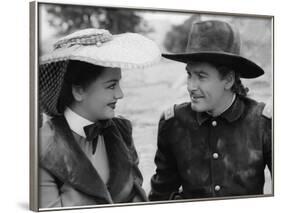 La Charge Fantastique THEY DIED WITH THEIR BOOTS ON by Raoul Walsh with Olivia by Havilland and Err-null-Framed Photo