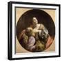 La Charité romaine-Simon Vouet-Framed Giclee Print