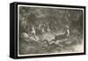 La Chasse a L'Epoque Du Bronze-Emile Antoine Bayard-Framed Stretched Canvas