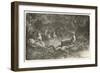 La Chasse a L'Epoque Du Bronze-Emile Antoine Bayard-Framed Premium Giclee Print