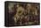 La Chasse aux lions-Eugene Delacroix-Framed Stretched Canvas