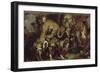 La Chasse aux lions-Eugene Delacroix-Framed Giclee Print