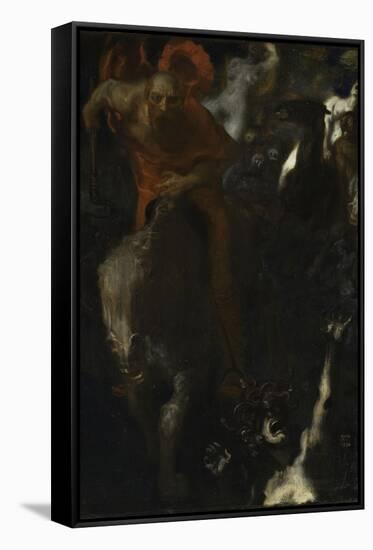 la chasse sauvage-Franz von Stuck-Framed Stretched Canvas