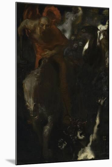 la chasse sauvage-Franz von Stuck-Mounted Giclee Print