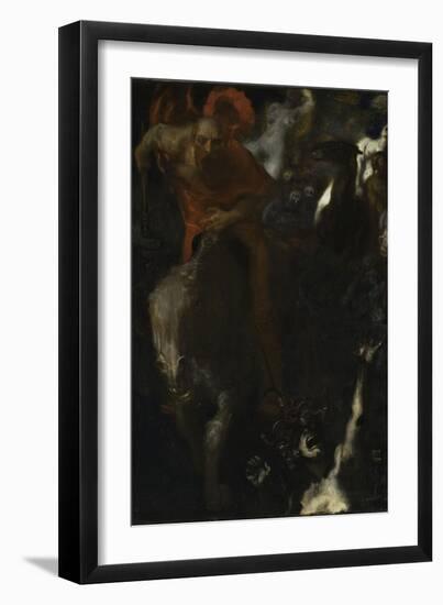 la chasse sauvage-Franz von Stuck-Framed Giclee Print