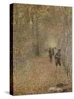 La chasse-Claude Monet-Stretched Canvas