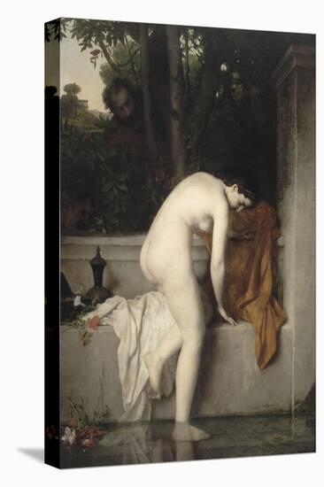 La chaste Suzanne , dit aussi Suzanne au bain-Jean Jacques Henner-Stretched Canvas