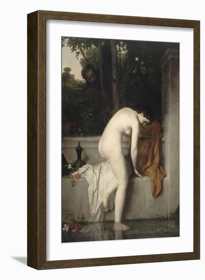 La chaste Suzanne , dit aussi Suzanne au bain-Jean Jacques Henner-Framed Giclee Print