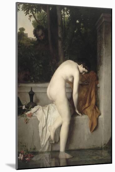 La chaste Suzanne , dit aussi Suzanne au bain-Jean Jacques Henner-Mounted Giclee Print