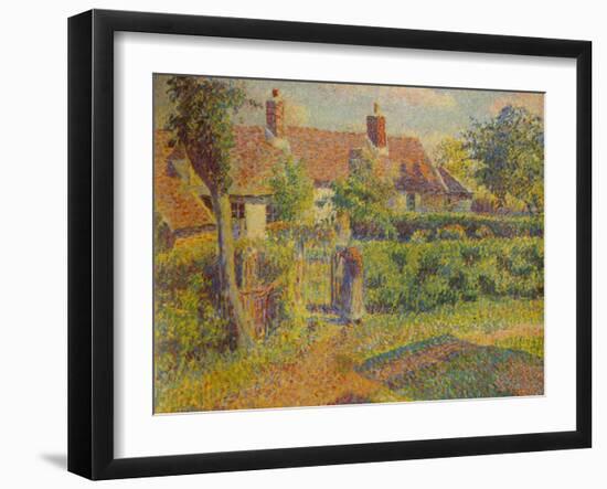 'La Chaumiere', 1887 (1935)-Camille Pissarro-Framed Giclee Print