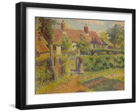 'La Chaumiere', 1887 (1935)-Camille Pissarro-Framed Giclee Print