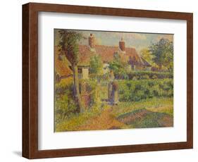 'La Chaumiere', 1887 (1935)-Camille Pissarro-Framed Giclee Print