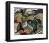 La cheminée d’usine-Roger De La Fresnaye-Framed Art Print