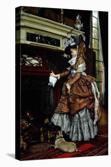 La Cheminee, 1869-James Tissot-Stretched Canvas