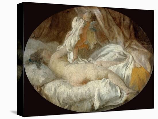 La Chemise Enlevée (The Shirt Remove)-Jean-Honoré Fragonard-Stretched Canvas