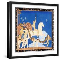 La Cheval Blanc, C.1917-1920-Georges Barbier-Framed Giclee Print