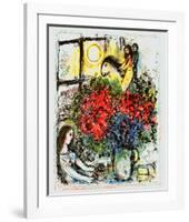 La Chevauchee-Marc Chagall-Framed Art Print