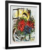 La Chevauchee-Marc Chagall-Framed Art Print