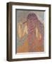 La chevelure (The Head of Hair),Henri-Edmond Cross, 1892. Musee d'Orsay, Paris, France-Henri Edmond Cross-Framed Art Print