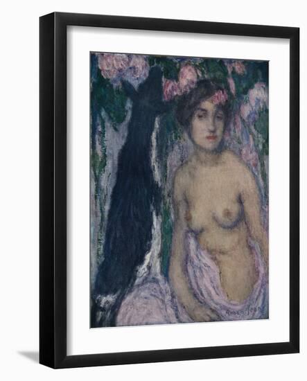 'La Chevriere', 1914-Edmond Francois Aman-Jean-Framed Giclee Print